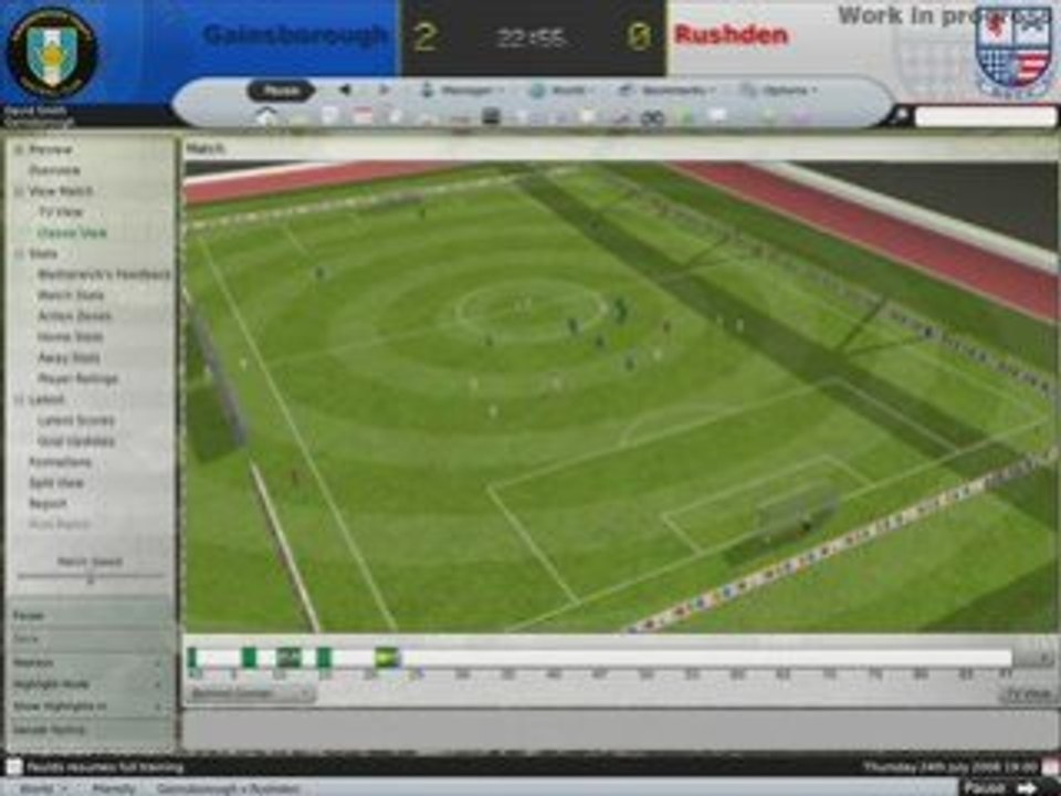 Version « gold » et démo pour Football Manager 2009