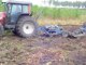 Tracteur valtra au débrousalige fôret de landes video4
