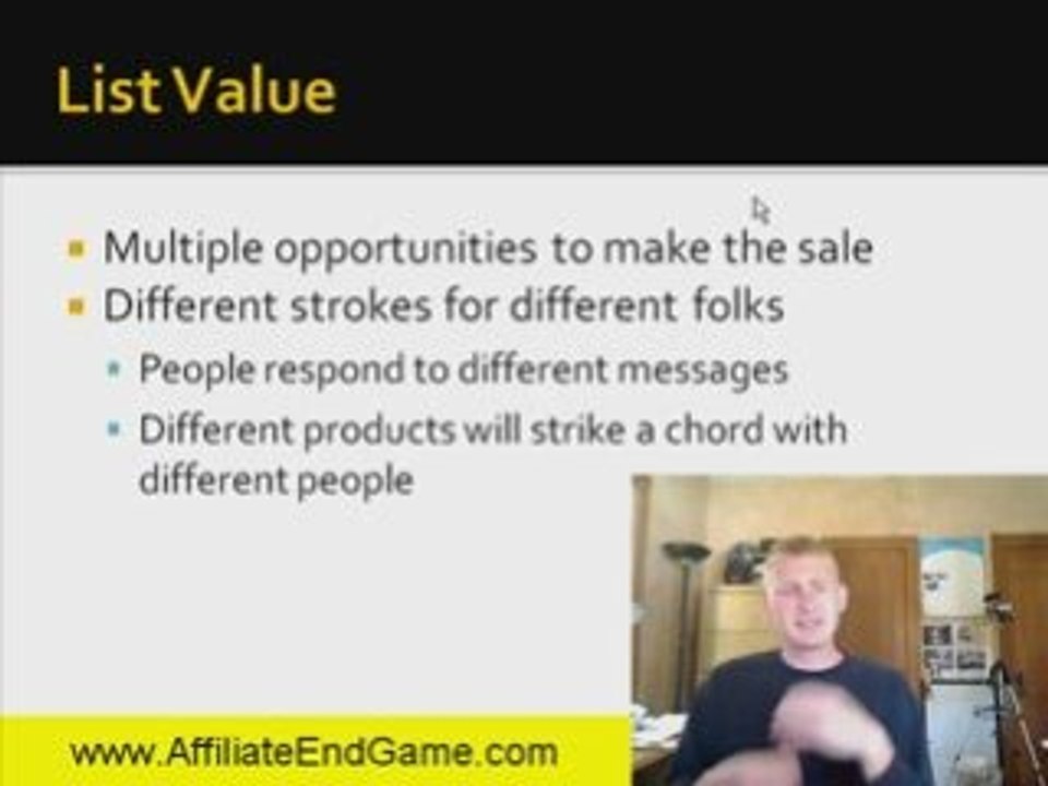 Email Marketing - The Value Of Having A List