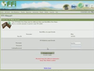 Como activar el Wallet de (FFI) oportunidad de negocio