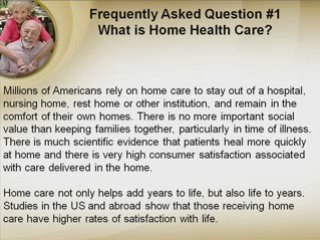 Senior Care West Palm Beach Florida FAQ 1