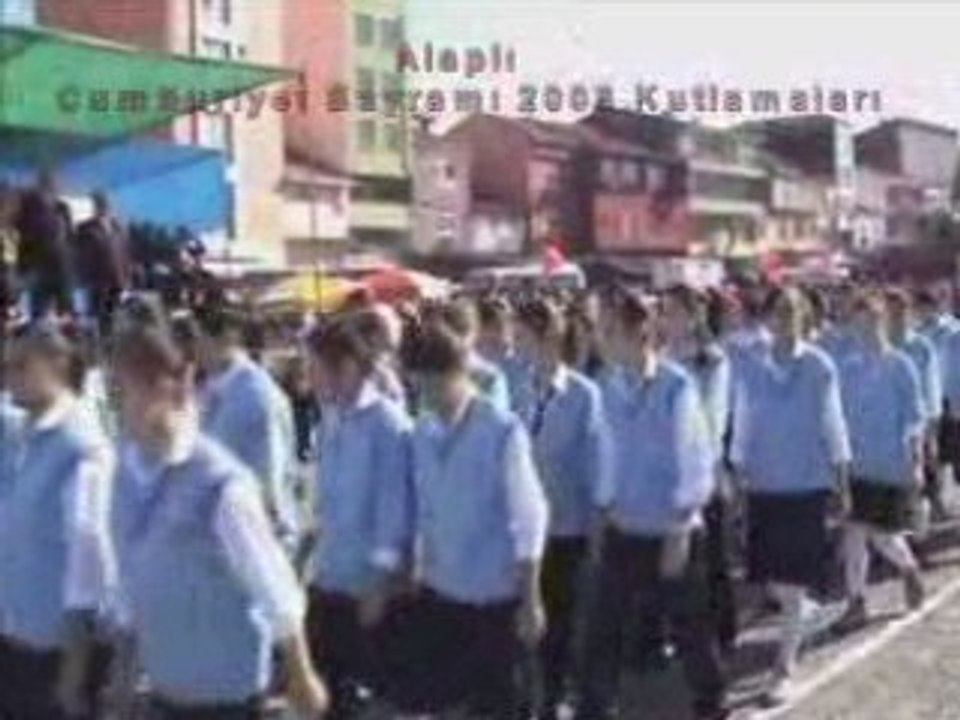 Alaplı Cumhuriyet Bayramı Geçit töreni