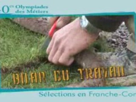 Olympiades des métiers Jardiniers paysagistes Franche-Comté