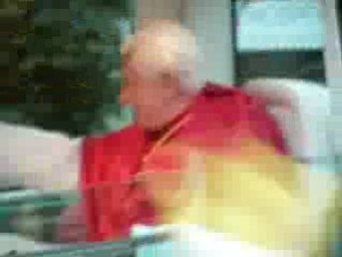 Arrivée du Saint Père à Lourdes