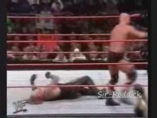 Undertaker vs. Austin & Triple H Part 2