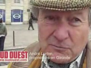 Manifestation viticulteurs - André Lurton
