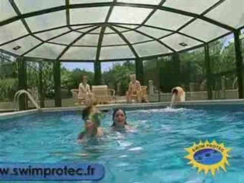 Abri piscine SWIM PROTEC - Abri haut accollé