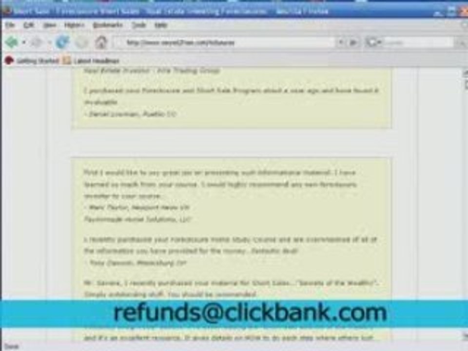 Pre foreclosure sales