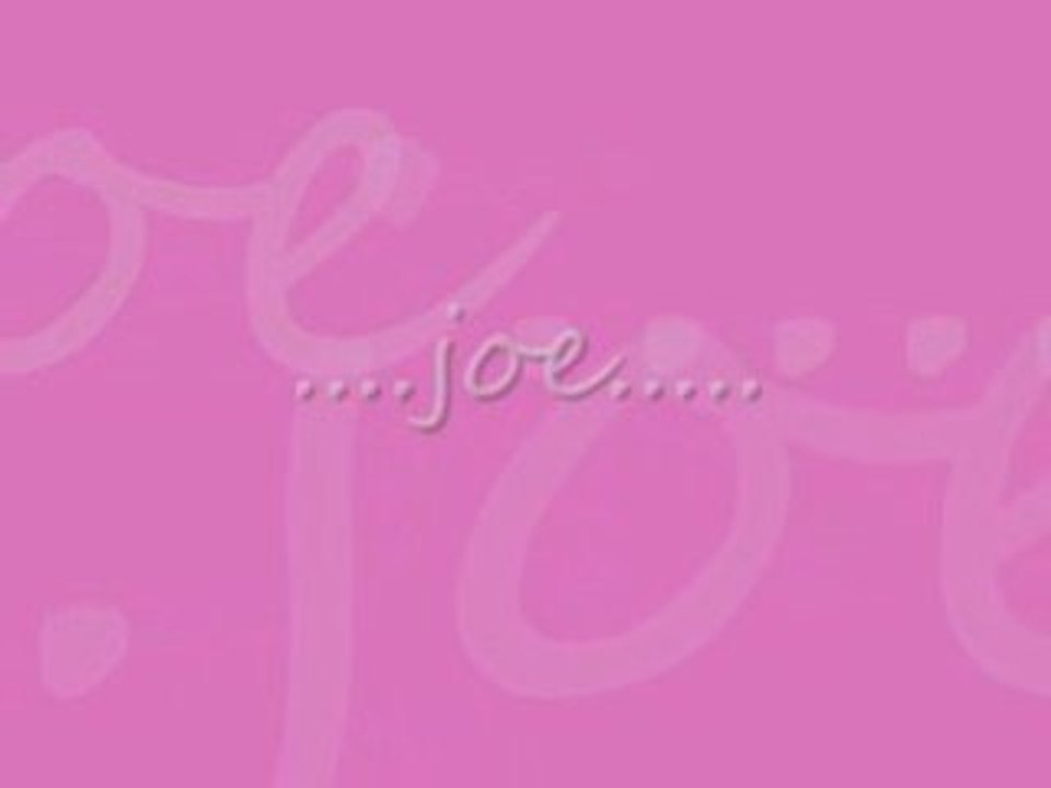 ...joe...
