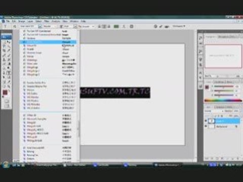 Photoshop yazı efekti