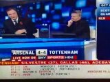 Phil thompson reaction arsenal v tottenham