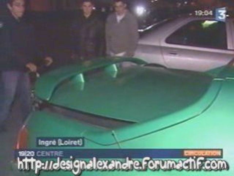 run sauvage tuning info regional france 3  le 26.09.2008