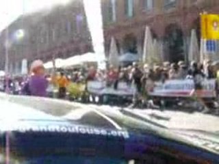 Mon 42ème et dernier kilomètre du marathon de Toulouse.