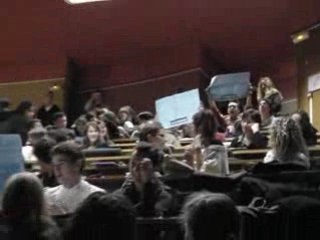 Pena Baiona en amphi de pharma (1ère partie)
