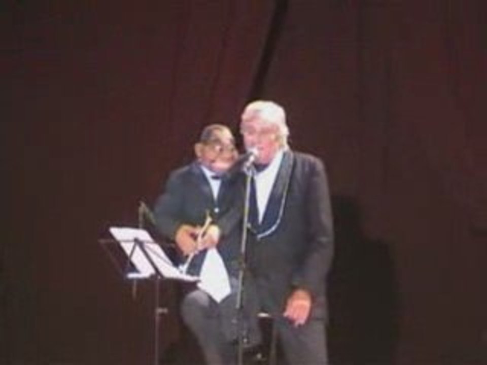 Georges FRANK ventriloque et STEVE le jazzman au cirque