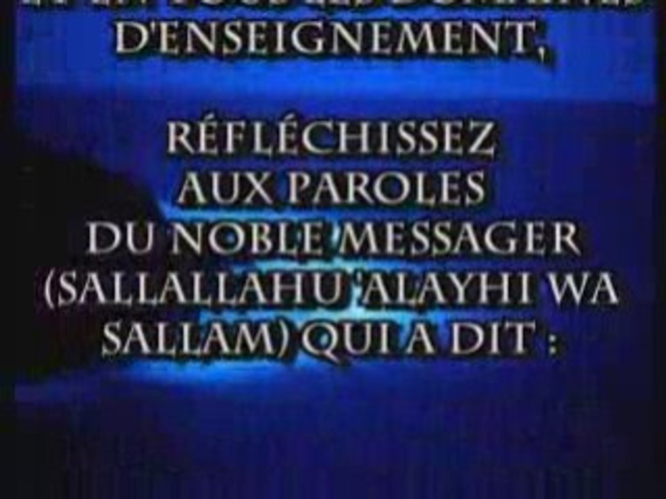 Dailymotion - Nasiha Cheikh Rabi' Al Madkhali