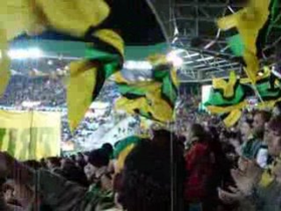 FCN - OM Entrée des joueurs