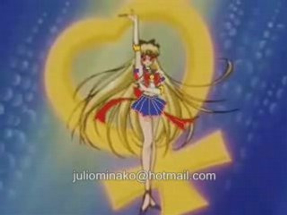 Transformation Sailor V + attaque