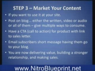 Get traffic, build a list & make sales - Part2