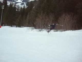 Chutte en ski