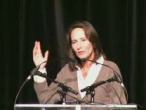 Ségolène Royal, à Montlouis-sur-Loire, le 24 octobre 2008