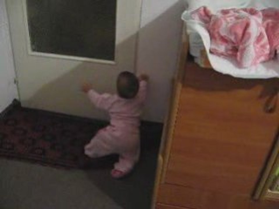 Open the door