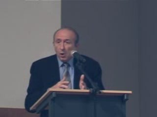 Gérard Collomb à Lyon 28.10.08