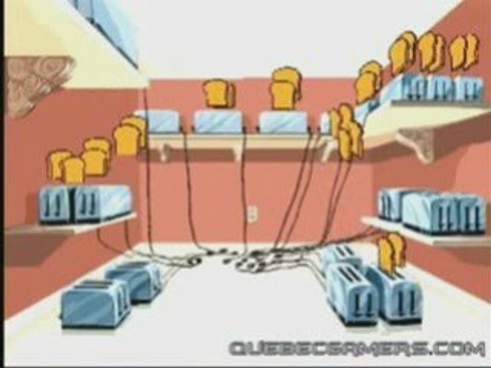 Youtube poop : Mario adore son nouveau toaster ! (fr et eng)