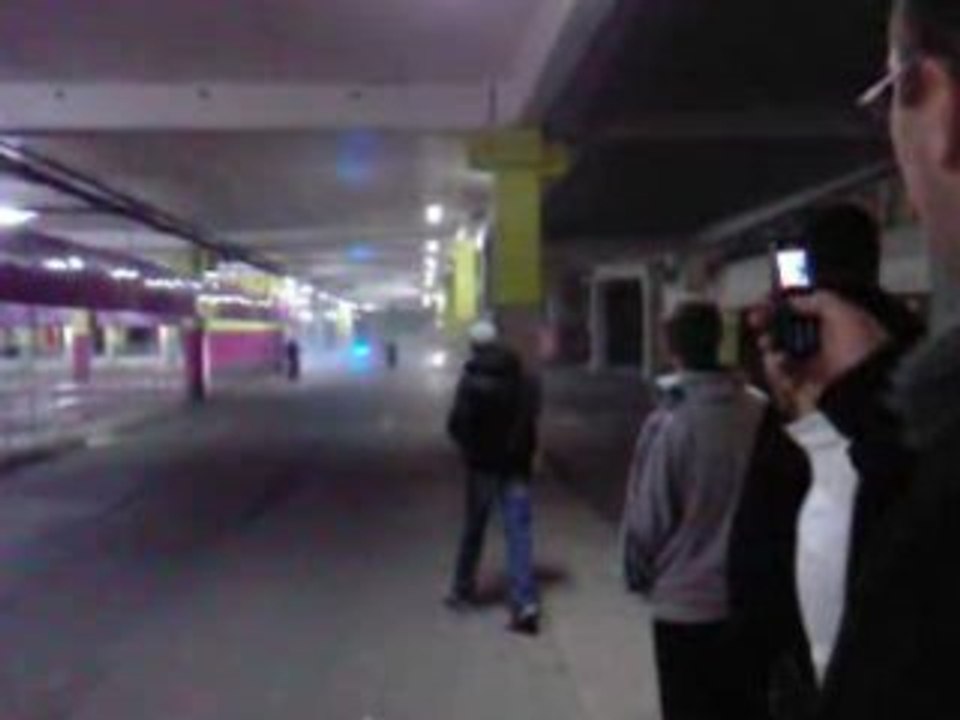 Eclatage de pneu bmw aulnay