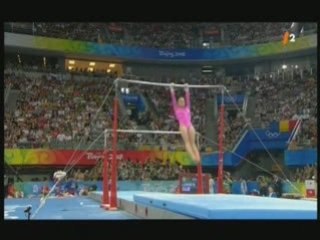 Barres de Nastia Liukin aux j.o. de pekin 2008