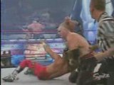 WWE 2003 goldberg & hbk & rvd vs kane & batista & orton
