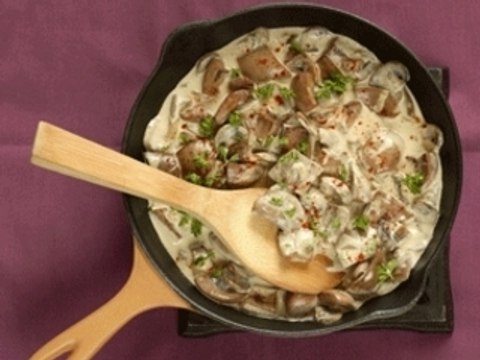 Poelee de rognons de porc aux champignons