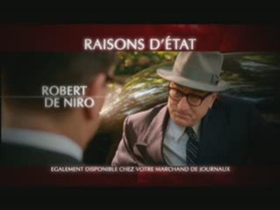 Bande annonce "raison d'état" voix Patrick Kuban