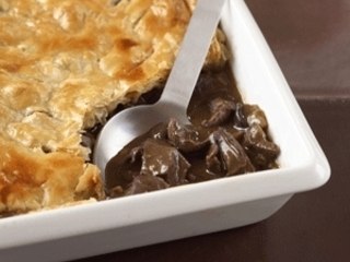 Pie de coeur de boeuf a la biere brune
