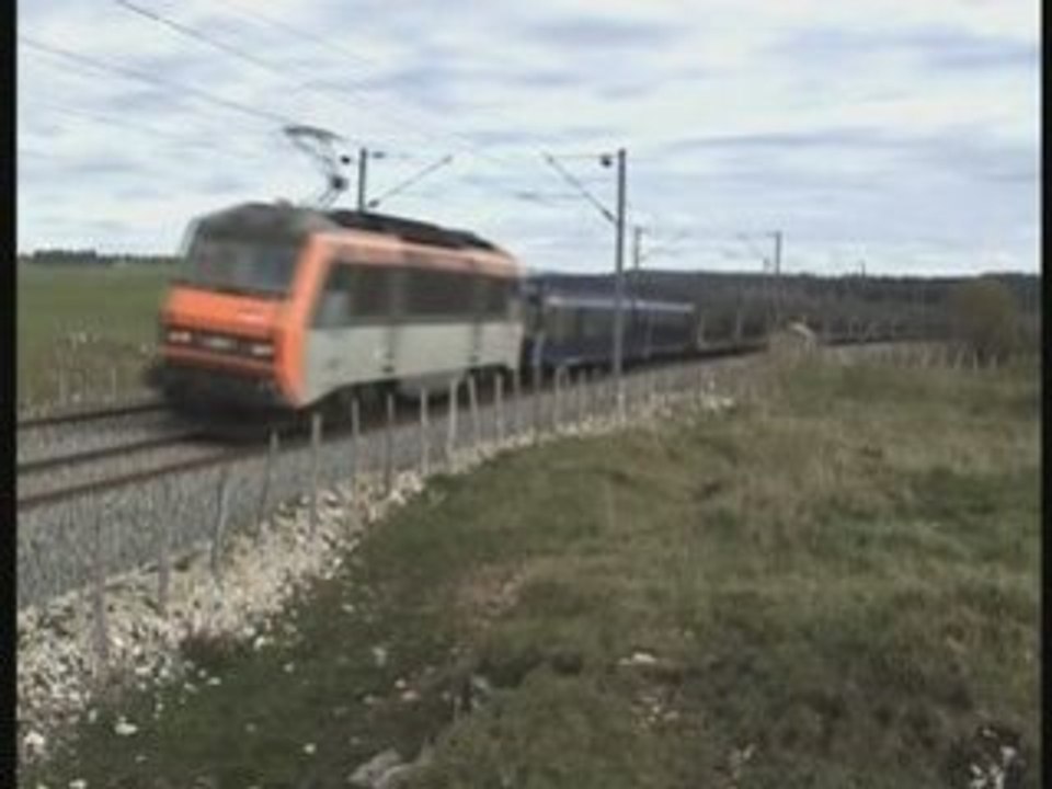 Trains sur Frasne