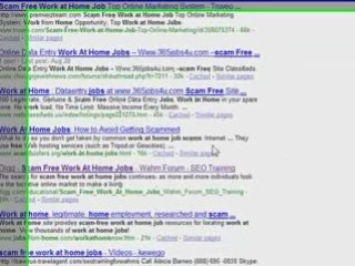 "Scam Free Work At Home Jobs"*Work At Home*