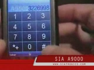 SIA A9000 TV TouchScreen Mobile Keyboard Slideup