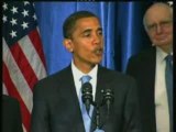 Première conférence de presse du président Barack Obama