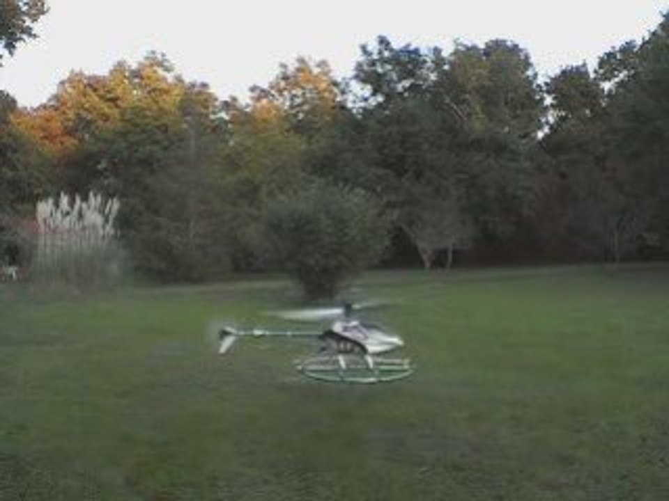 Raptor 50 titanium  1er vol et 1ere peur