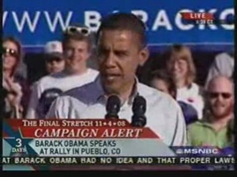 Obama On Cheney For McCain