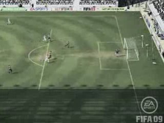 my fifa 09 goal with leeds united from the half way line