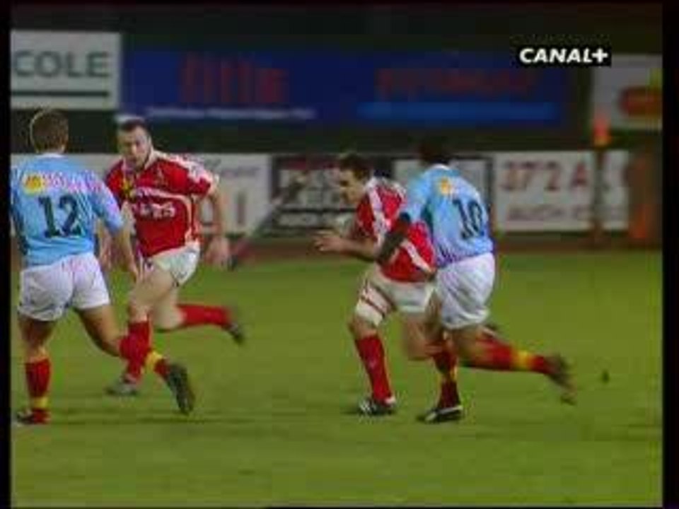 Rugby-usap triple plaquage raté