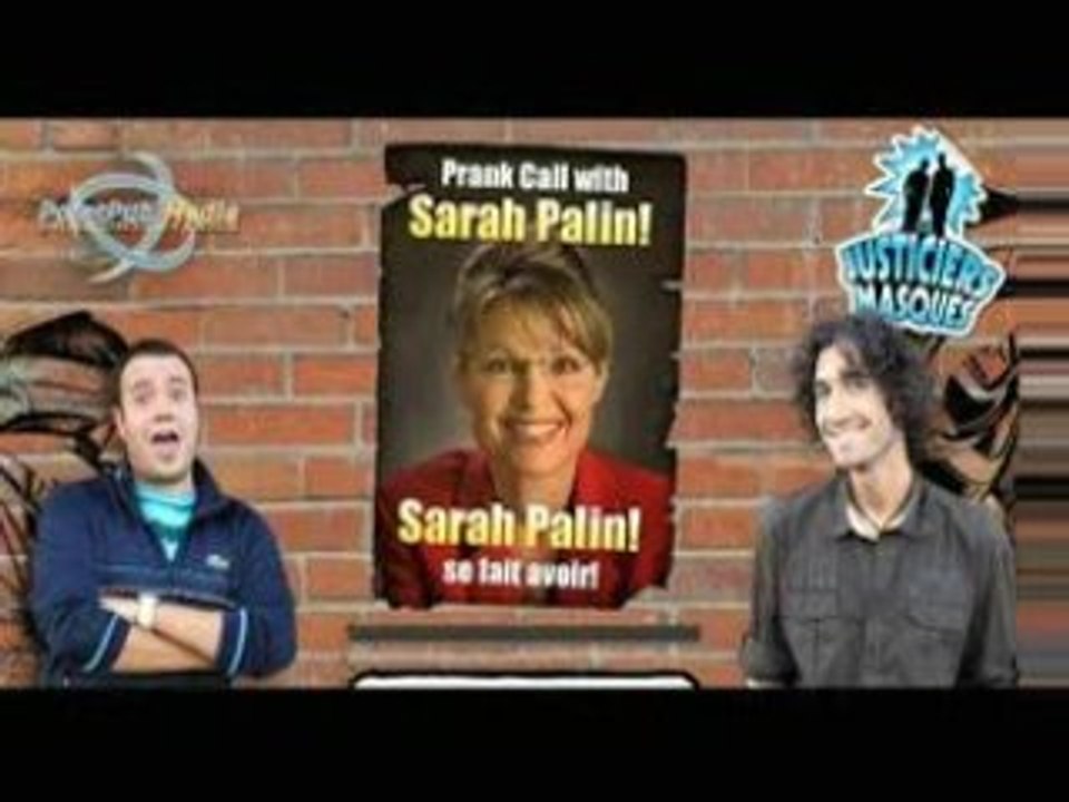 Sarah Palin piégée par "Sarkozy" - VOST FR