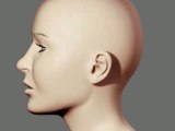 Projet Kinga : 3D head modeling - turnaround video #2