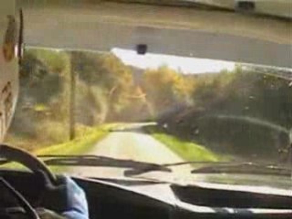 Rallye Porte Normande-ES6: caméra embarquée 309 grA