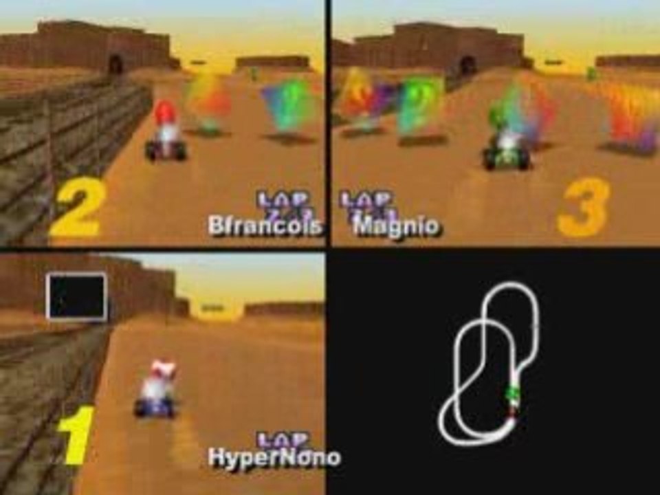 Jeu en Réseau : Mario Kart 64 (N64) (2)
