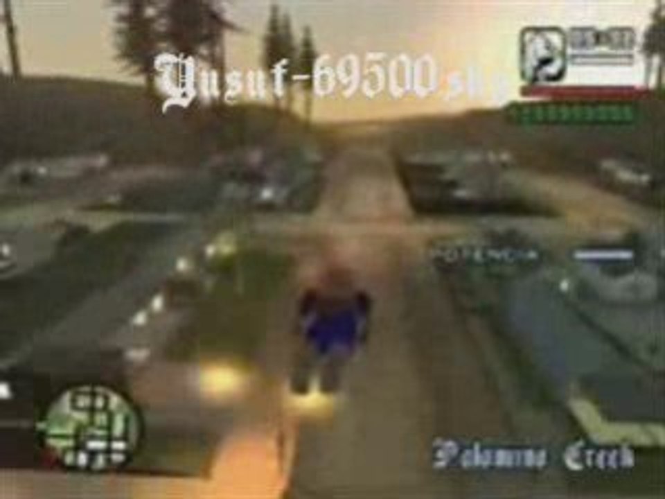 Gta SA : Vegeta VS Homer Simpson