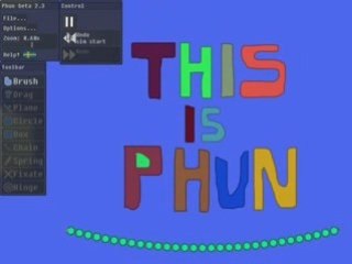 Phun 2D physics sandbox