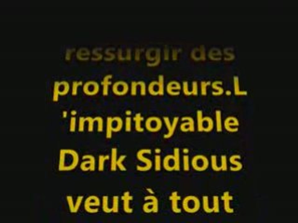 STAR WARS LE NOUVEL ORDRE JEDI EPISODE I LA MENACE SITH
