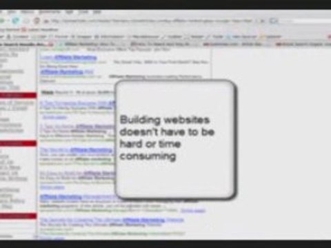 Website building software, article writing software